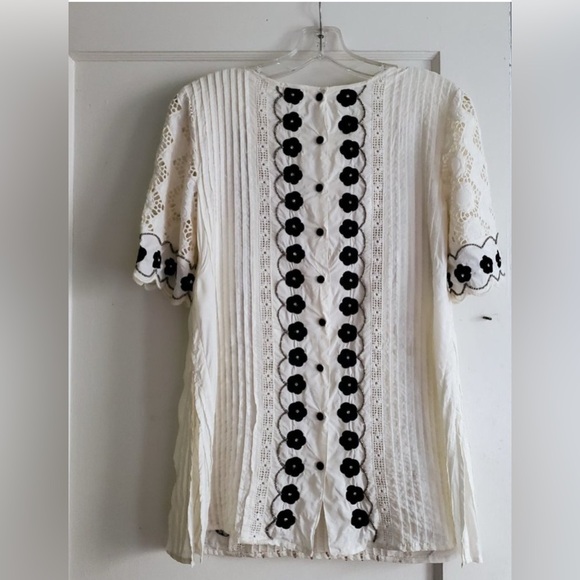 Anthropologie Floreat Veille Peasant Top - Picture 7 of 7